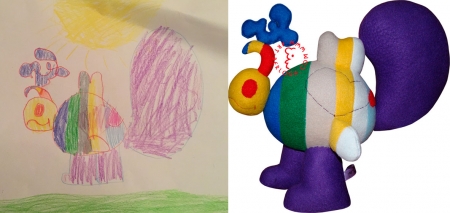 Toy by child's drawing - Roch Toy by child's drawing - Roch