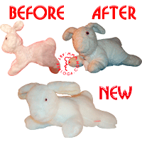 Restoration stuffed toy bunny Stephen