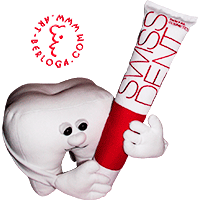 Swissdent brand toy - tooth and tube