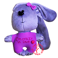Flirt toy bunny i'm crazy in love