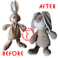 Restoration of a rabbit.