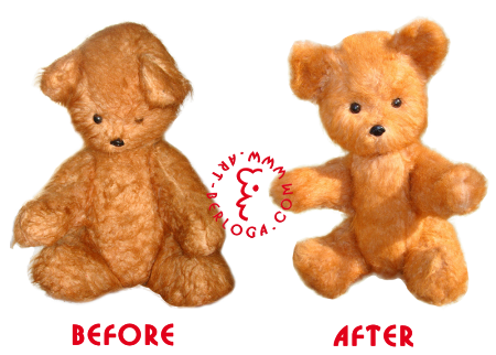 Restoration of the oldest teddy bear aged 125 years