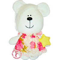 Flirt toy girl star bear