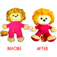 Restoration of your favorite soft toy lion